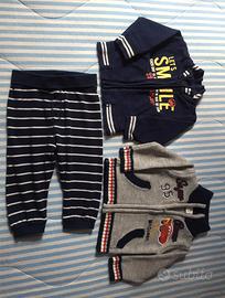 Felpe + pantalone 6 mesi