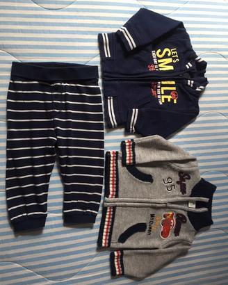 Felpe + pantalone 6 mesi