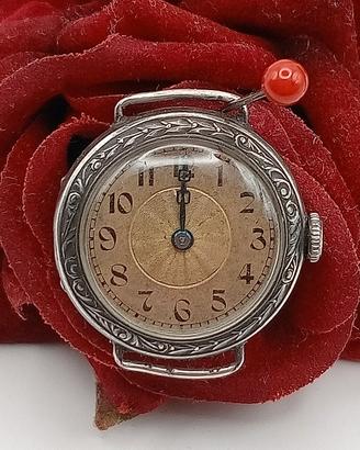 orologio prima guerra mondiale fascio argento 925