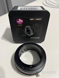 K&F Concept adattatore Sony E Nex - Minolta MD MC