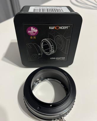 K&F Concept adattatore Sony E Nex - Minolta MD MC