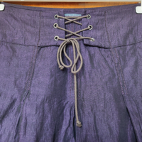 Gonna lunga in morbida viscosa viola. MadeInItaly