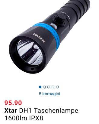 XTAR TORCIA SUBACQUEA PROFESSIONALE 