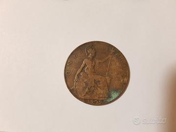 1 penny Regno Unito 1909