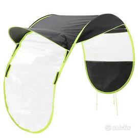 Parapioggia Per Moto Scooter Bici Nero