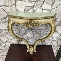 Coppia di consolle in legno