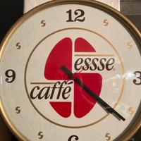 Orologio pubblicitario caffè Essse