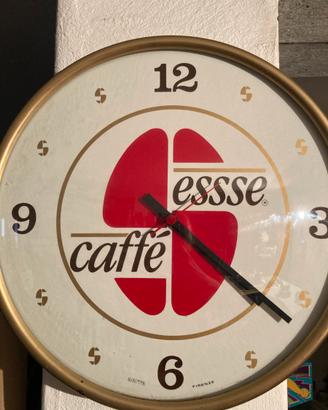 Orologio pubblicitario caffè Essse
