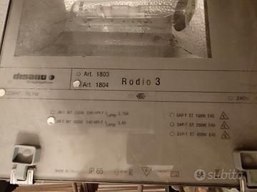 Faro da esterno Disano Rodio 3 - 400W IP65 ribasso