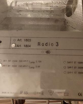 Faro da esterno Disano Rodio 3 - 400W IP65 ribasso