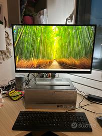 Computer Desktop +Monitor+Multifunzione