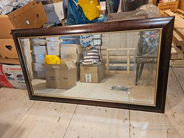 SPECCHIO RETTANGOLARE LEGNO 