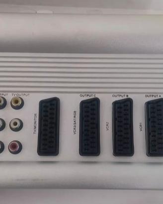 COMMUTATORE AUDIO VIDEO PASSIVO RCA 3 CANALI