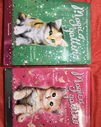 coppia libri Magico gattino ed. Mondadori 