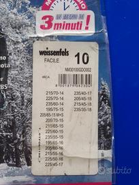 Catene auto  adatte a varie misure pneumatici