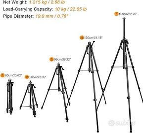 Treppiede HUEPAR per livella laser nuovo mai usato