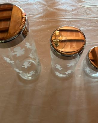 Tris barattoli cucina Alessi