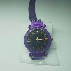 orologio total purple starry sky nuovo
