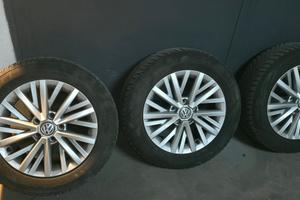 Cerchi in lega T-roc originali Volkswagen  + Gomme