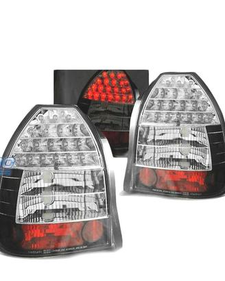 FANALI PER HONDA CIVIC 3P 95-01 LED NERI