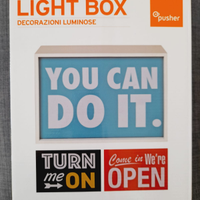 Pusher Light Box Insegna Luminosa NUOVA
