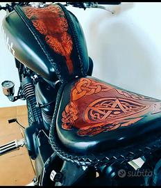 SELLA  ARTIGIANALE CUOIO HONDA SHADOW 600