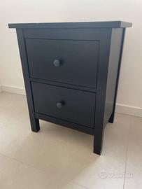 Cassettiera/comodino con 2 cassetti Ikea Hemnes