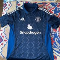 MANCHESTER UNITED MAGLIA AWAY BLU 2024-25