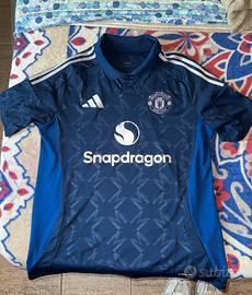 MANCHESTER UNITED MAGLIA AWAY BLU 2024-25