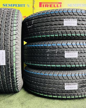 4 Stagioni 255/70R18 113S-BRIDGESTONE-al 75% e 80%