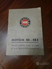 libretto manutenzione motom