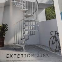Scala a chiocciola Rintal per esterni