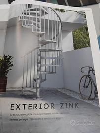 Scala a chiocciola Rintal per esterni