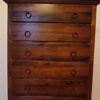 cassettiera settimino in noce nazionale 