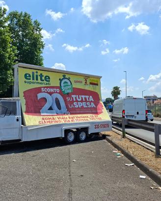 vela pubblicitaria 5x3 per postazione fissa