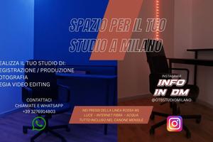 Stanza per studio di registrazione foto e video