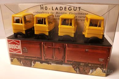 H0 7606 BUSCH set di carico per carri merce