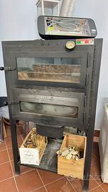 Forno a legna con termometro