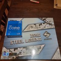 BUNDLE ASROCK Z590 STEEL LEGEND + I7-11700KF