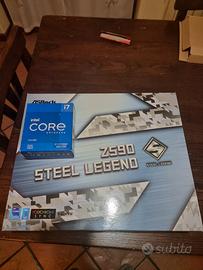 BUNDLE ASROCK Z590 STEEL LEGEND + I7-11700KF