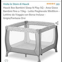 lettino da campeggio/box più lettino