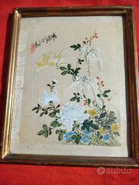 quadro cinese su tela inchiostro