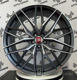 CERCHI IN LEGA FIAT 500X CROMA DA 18 NUOVI