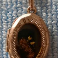 Collana con medaglione argento