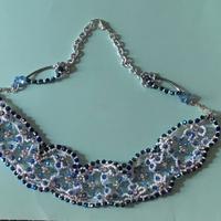 Collana artigianale a merletto Giglio di Firenze