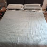 Letto matrimoniale contenitore ikea con materasso