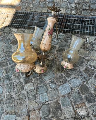 Lampadario in ceramica