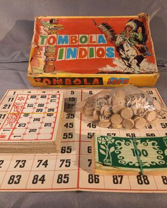 Tombola Indios completa anni 50