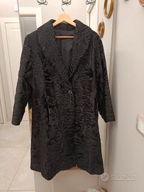 pelliccia astrakan nera 