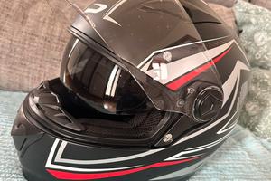 Casco moto scooter integrale con lente solare XL